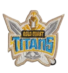 Gold Coast Titans NRL Embroidered Patch
