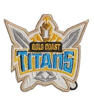 Gold Coast Titans NRL Embroidered Patch