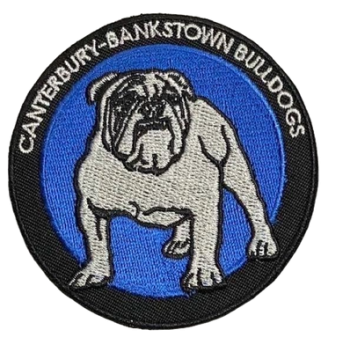 Canterbury Bankstown Bulldogs NRL Embroidered Patch