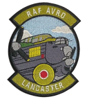 RAF Avro Lancaster Bomber Embroidered Patch