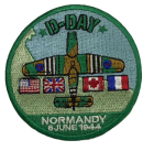 D Day Normandy 6 June 1944 Embroidered Patch