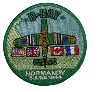 D Day Normandy 6 June 1944 Embroidered Patch