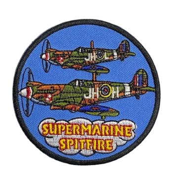 Supermarine Spitfire Embroidered Patch