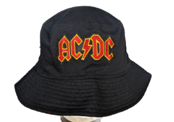 ACDC Bucket Hat with Embroidered Logo