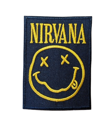 Nirvana Embroidered Patch - Smiley Face