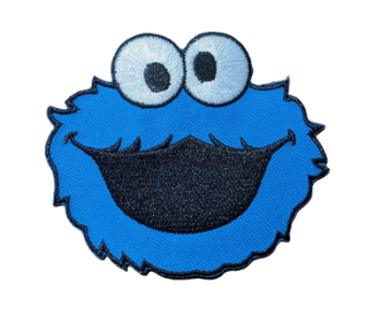 Cookie Monster Embroidered Patch