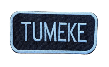 Tumeke Tu Meke Biker Embroidered Patch