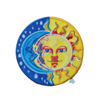 Sun & Moon Embroidered Patch