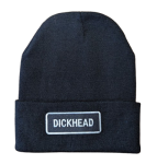 Dickhead Beanie with Embroidered Logo