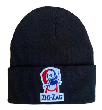 Zig Zag Papers Beanie with Embroidered Logo