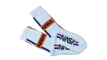 NASA Socks - White