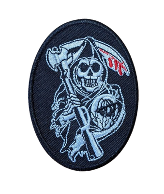 Sons of Anarchy Embroidered Patch - Reaper