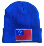 Samoa Supporters Beanie with Embroidered Flag Logo