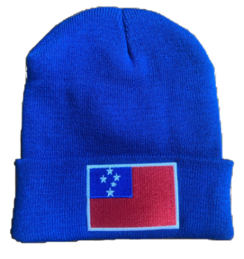 Samoa Supporters Beanie with Embroidered Flag Logo