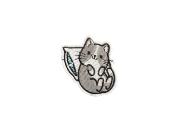 Comfy Cat Embroidered Patch
