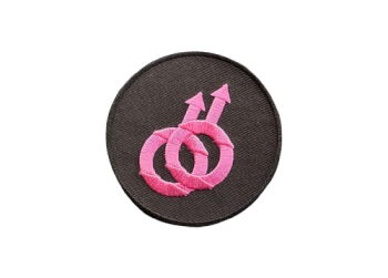 Femboy Pride Round Embroidered Patch