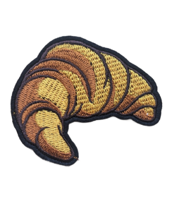 Croissant Embroidered Patch