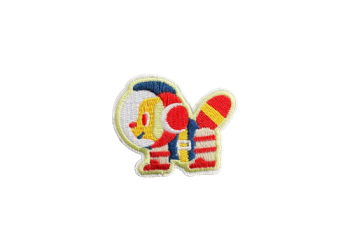 Space Dog Embroidered Patch