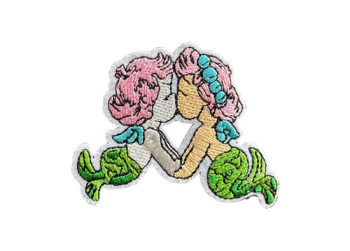 Cute Baby Mermaids Embroidered Patch