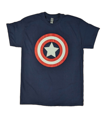 Captain America T-Shirt - available in S, M, L, XL, 2XL, 3XL, 4XL, 4XL, 5XL