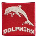 Redcliffe Dolphins NRL Embroidered patch