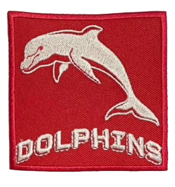 Redcliffe Dolphins NRL Embroidered patch