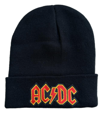 ACDC Beanie with Embroidered Logo