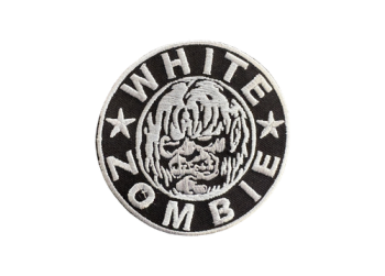 White Zombie Embroidered Patch