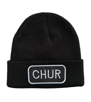 Chur' Beanie with Embroidered Logo