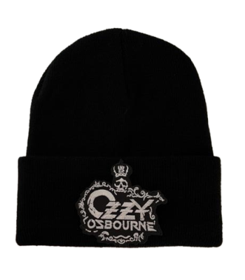 Ozzy Osbourne Beanie with Embroidered Logo