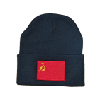 Soviet Union Flag Beanie with Embroidered Logo