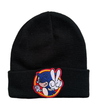 Sonic the Hedgehog Beanie with Embroidered Logo