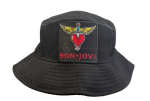 Bon Jovi Bucket Hat with Embroidered Logo