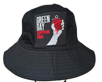 Green Day Bucket Hat with Embroidered Logo