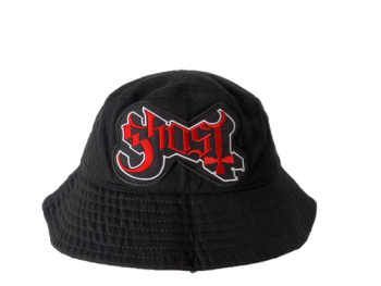 Ghost Bucket Hat with Embroidered Logo