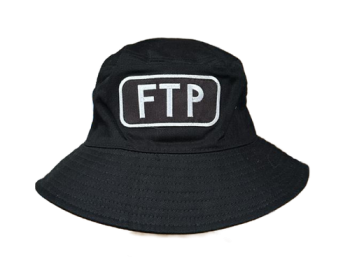 FTP F The Police Bucket Hat with Embroidered Logo