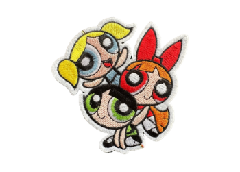 Powerpuff Girls Embroidered Patch