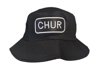 Chur' Bucket Hat with Embroidered Logo