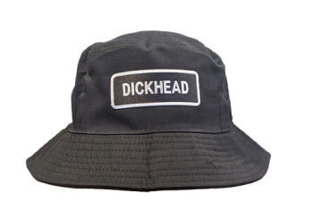 Dickhead Bucket Hat with Embroidered Logo