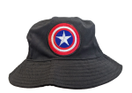 Captain America Bucket Hat with Embroidered Logo