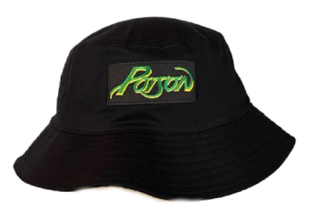 Poison Bucket Hat with Embroidered Logo