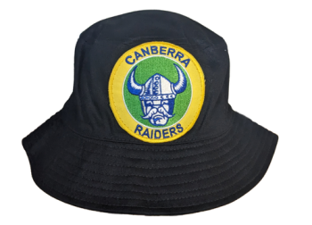 Canberra Raiders Bucket Hat with Embroidered Logo