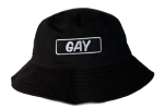 GAY Bucket Hat with Embroidered Logo