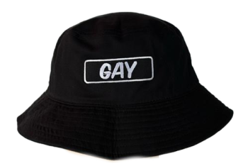 GAY Bucket Hat with Embroidered Logo