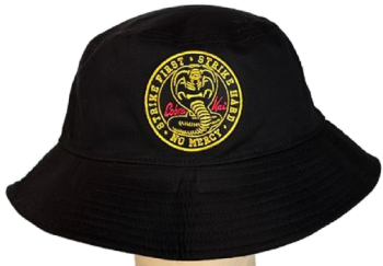 Cobra Kai Bucket Hat with Embroidered Logo