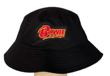 David Bowie Bucket Hat with Embroidered Logo