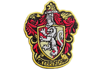 Harry Potter Embroidered Patch - Gryffindor