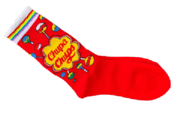 Chupa Chups Socks - available in Red or Black
