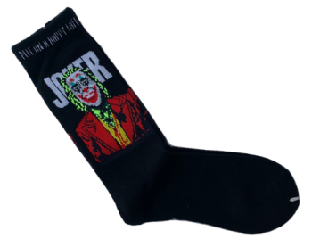 The Joker (from Batman) Socks - Put On A Happy Face