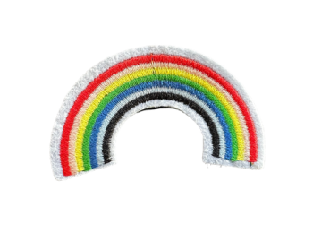 Rainbow Embroidered Patch